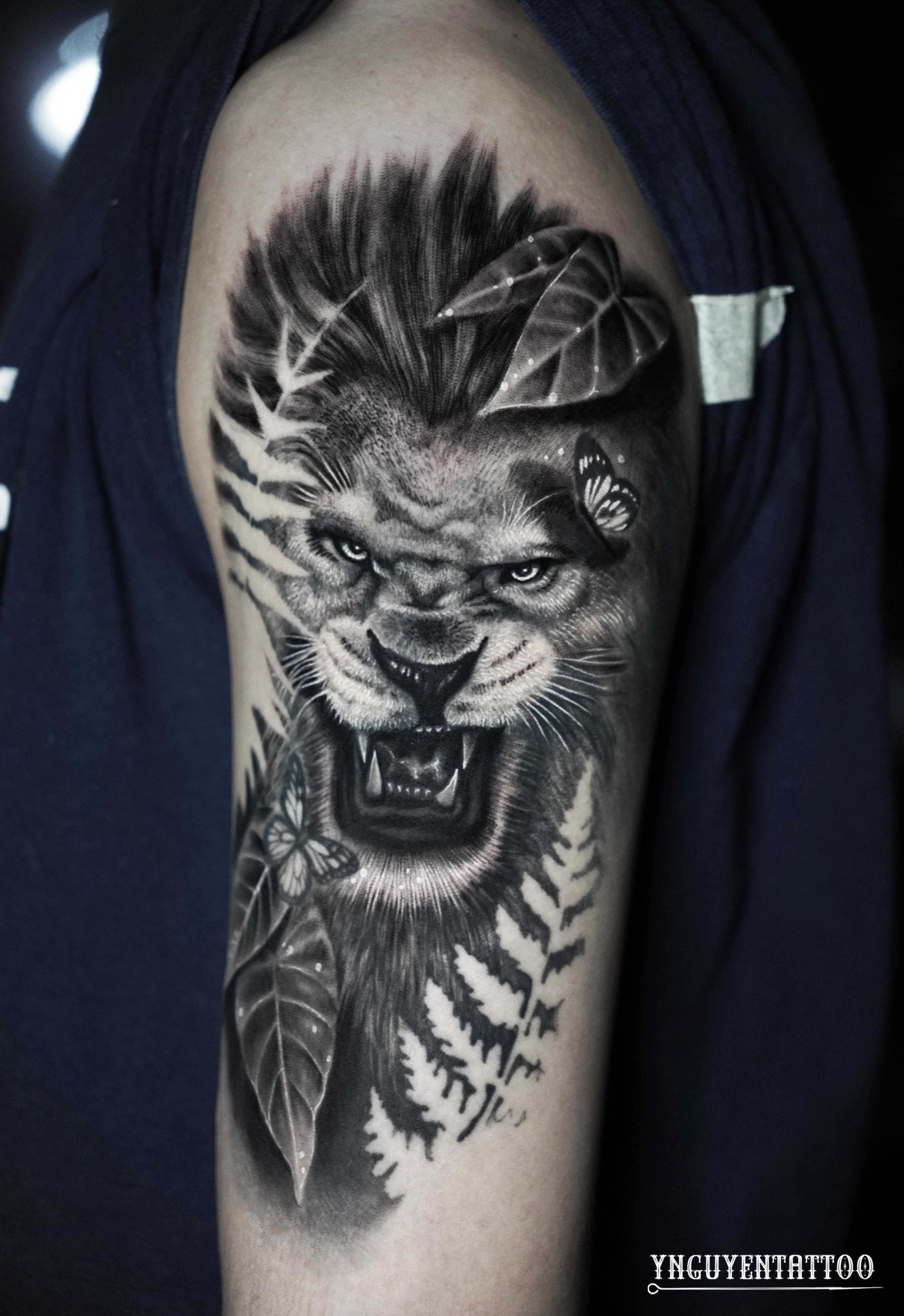 Hình Xăm Đen Trắng 